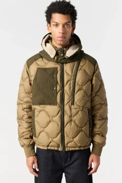 Parajumpers Donsjassen-AKUTAN - DONSJACK MET CAPUCHON EARTH-DEEP MOSS