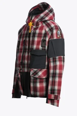 Parajumpers Ski|Jasjes-AMAK - SKI-JACK RED - BLACK - GREY - WHITE
