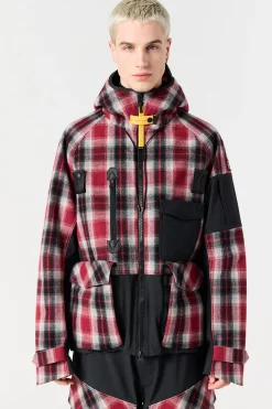 Parajumpers Ski|Jasjes-AMAK - SKI-JACK RED - BLACK - GREY - WHITE