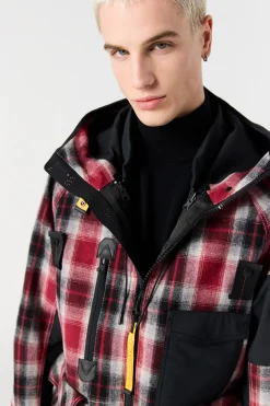 Parajumpers Ski|Jasjes-AMAK - SKI-JACK RED - BLACK - GREY - WHITE