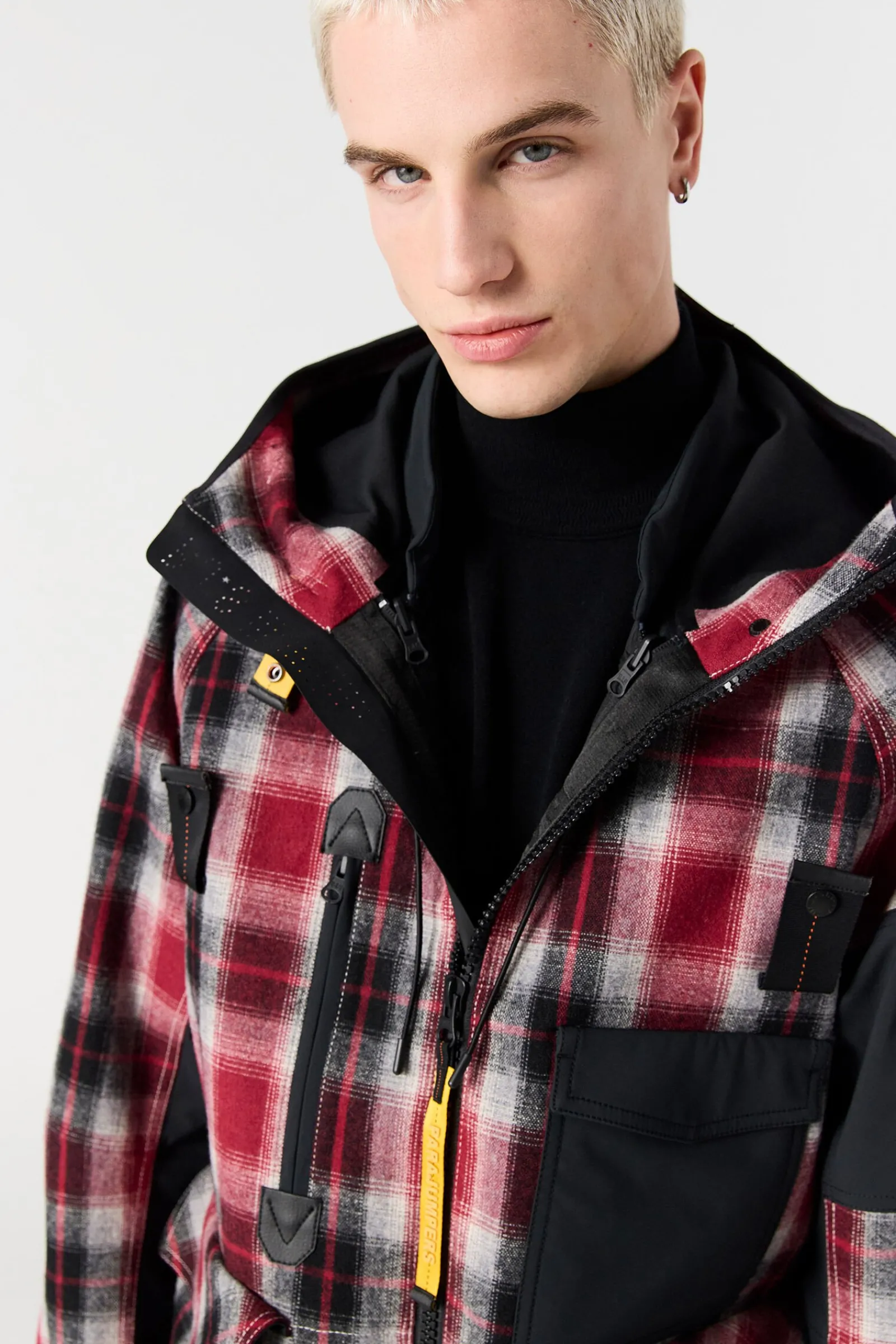 Parajumpers Ski|Jasjes-AMAK - SKI-JACK RED - BLACK - GREY - WHITE