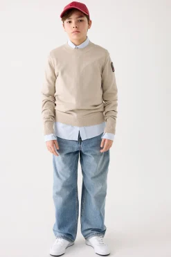 Parajumpers Jongens-BASIC BRAW - SWEATER MET RONDE HALS MASTIC