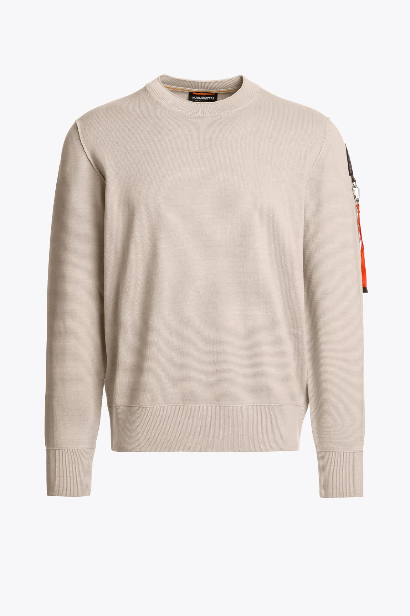 Parajumpers Tricot-BASIC BRAW - TRUI MET RONDE HALS MASTIC
