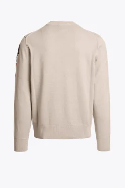 Parajumpers Tricot-BASIC BRAW - TRUI MET RONDE HALS MASTIC