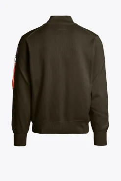 Parajumpers Tricot-BASIC SCOE - SWEATER MET RONDE HALS DEEP MOSS