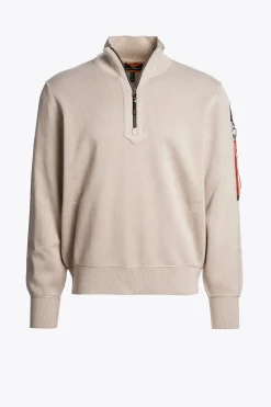 Parajumpers Tricot-BASIC SCOE - SWEATER MET RONDE HALS MASTIC