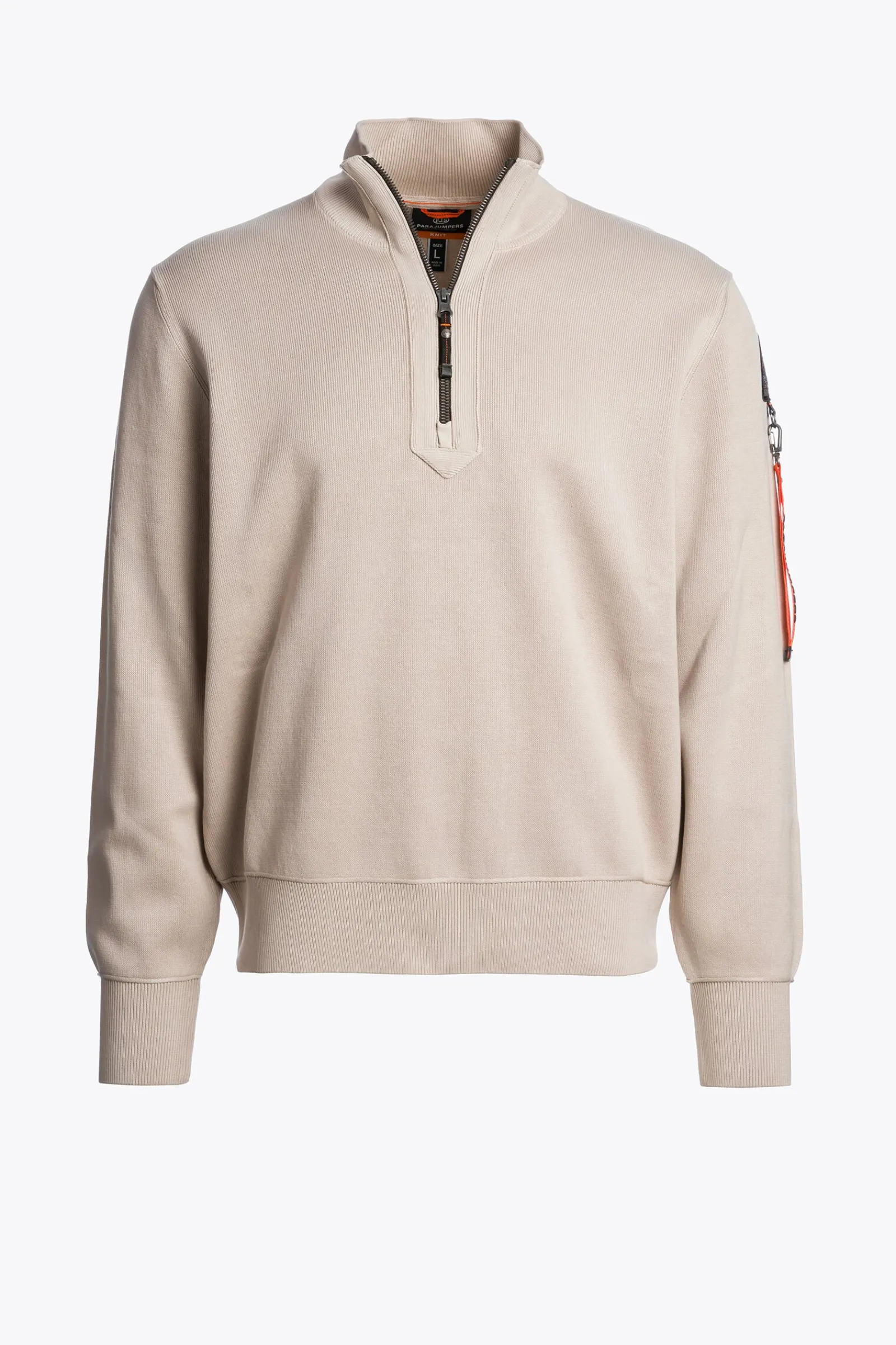 Parajumpers Tricot-BASIC SCOE - SWEATER MET RONDE HALS MASTIC