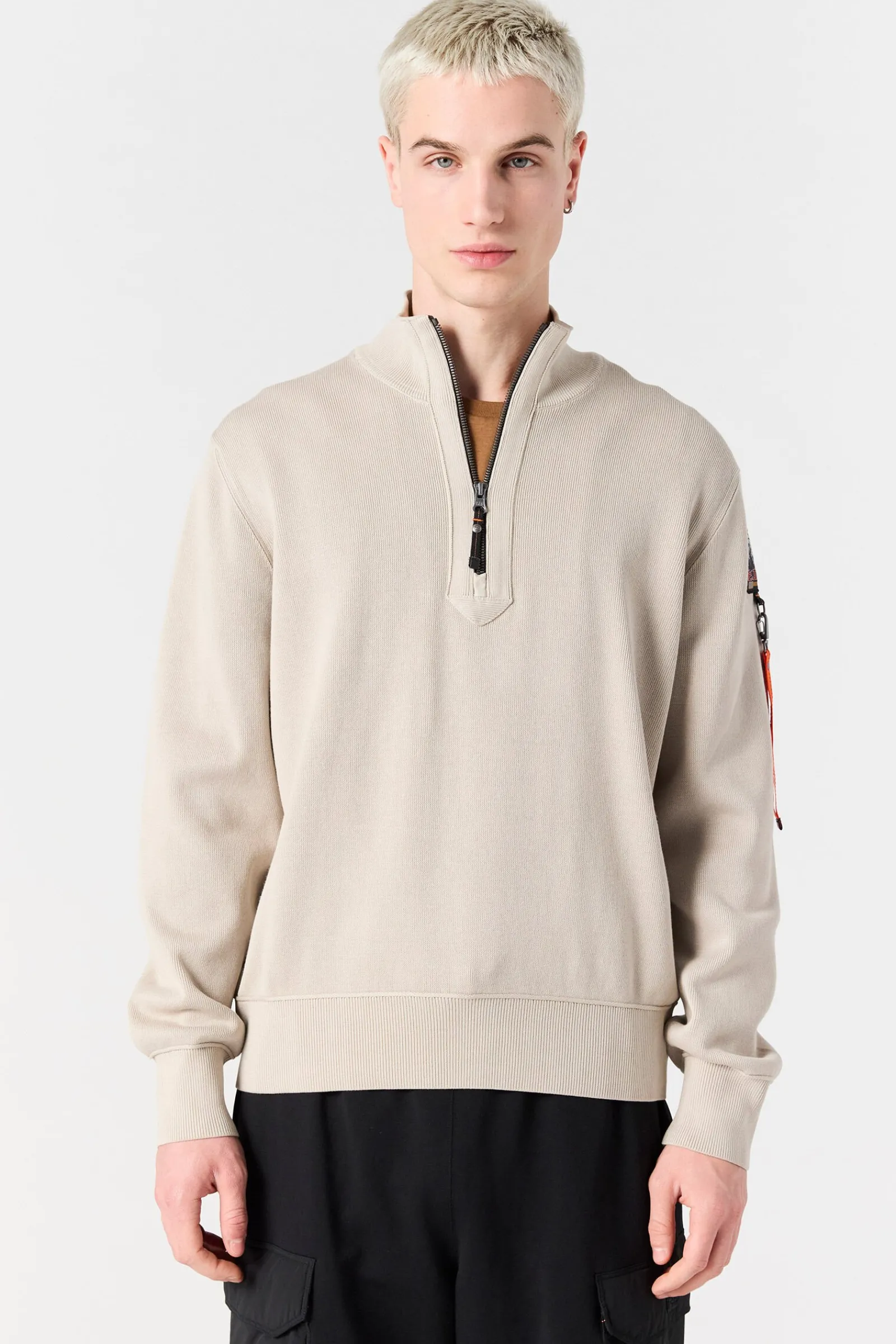 Parajumpers Tricot-BASIC SCOE - SWEATER MET RONDE HALS MASTIC