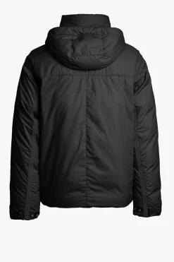 Parajumpers Donsjassen|Jasjes-BLACKBURN - JACK MET CAPUCHON BLACK-PHANTOM