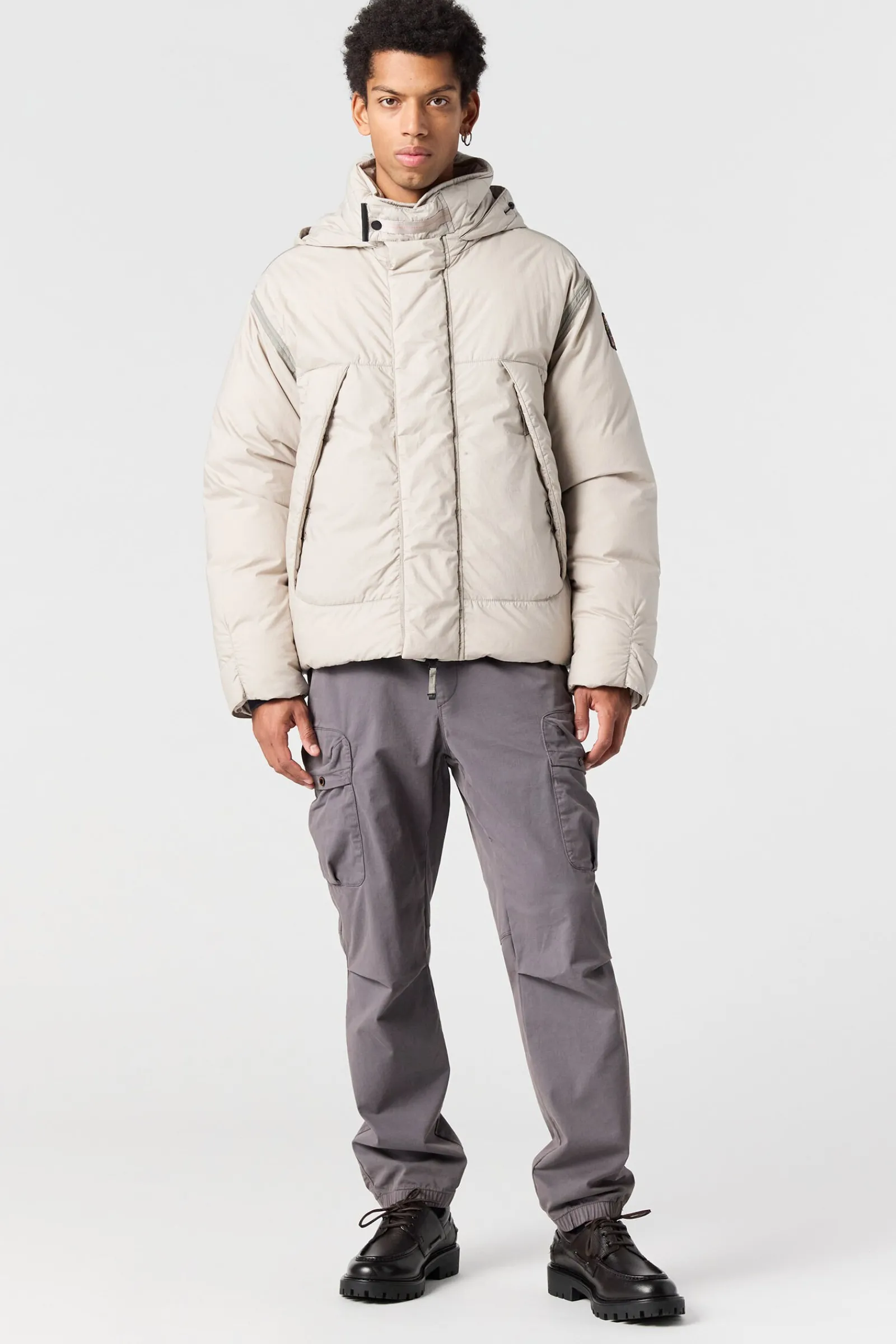 Parajumpers Donsjassen|Jasjes-BLACKBURN - JACK MET CAPUCHON CHATEAU GREY-NOWHERE