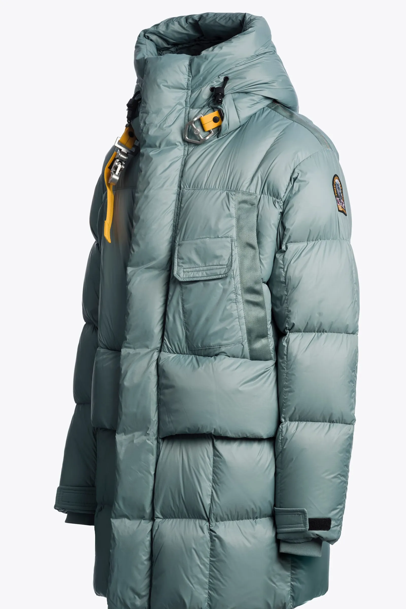 Parajumpers Donsjassen-BOLD PARKA - DONSJACK MET CAPUCHON PURITAN GREY
