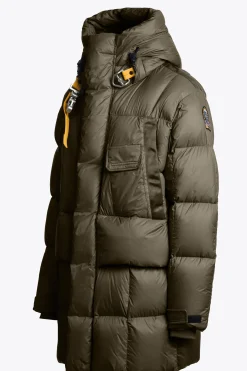 Parajumpers Donsjassen-BOLD PARKA - DONSJACK MET CAPUCHON OLIVE GREY