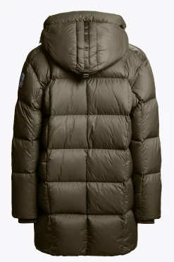 Parajumpers Donsjassen-BOLD PARKA - DONSJACK MET CAPUCHON OLIVE GREY