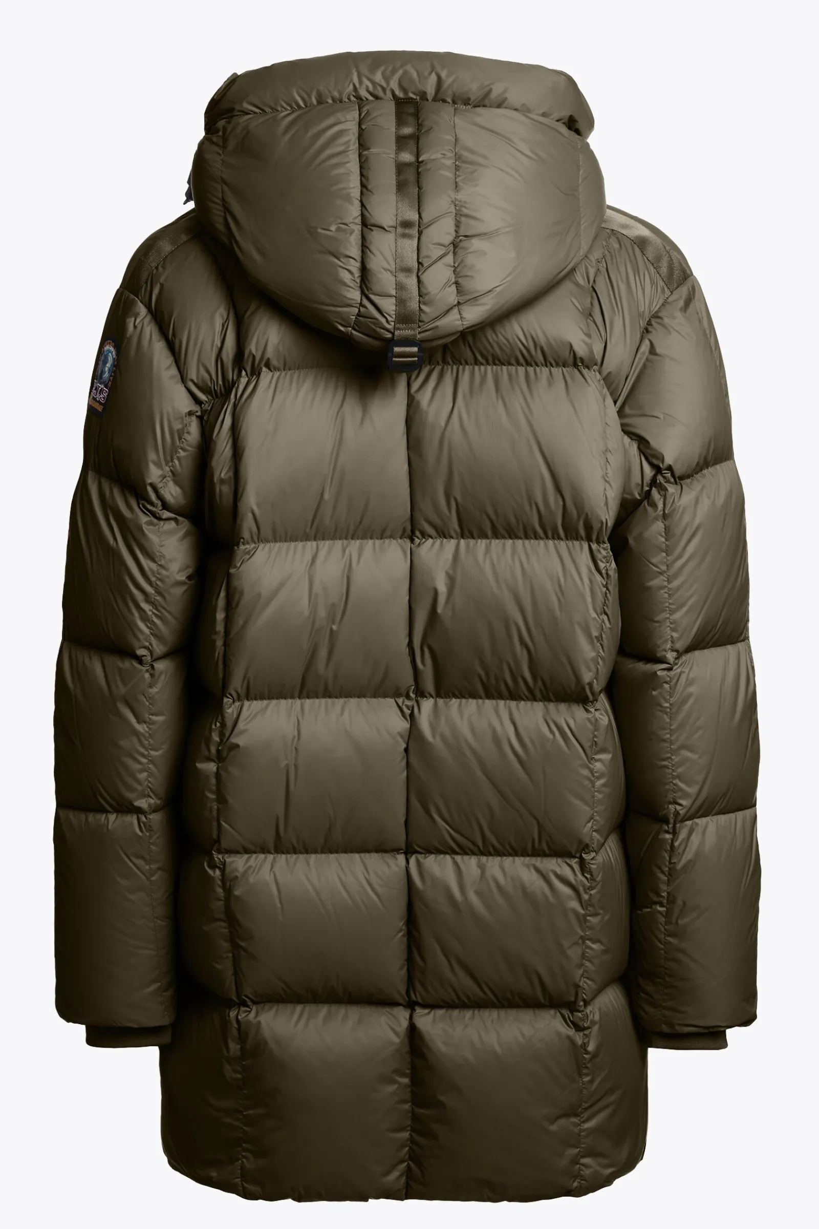 Parajumpers Donsjassen-BOLD PARKA - DONSJACK MET CAPUCHON OLIVE GREY