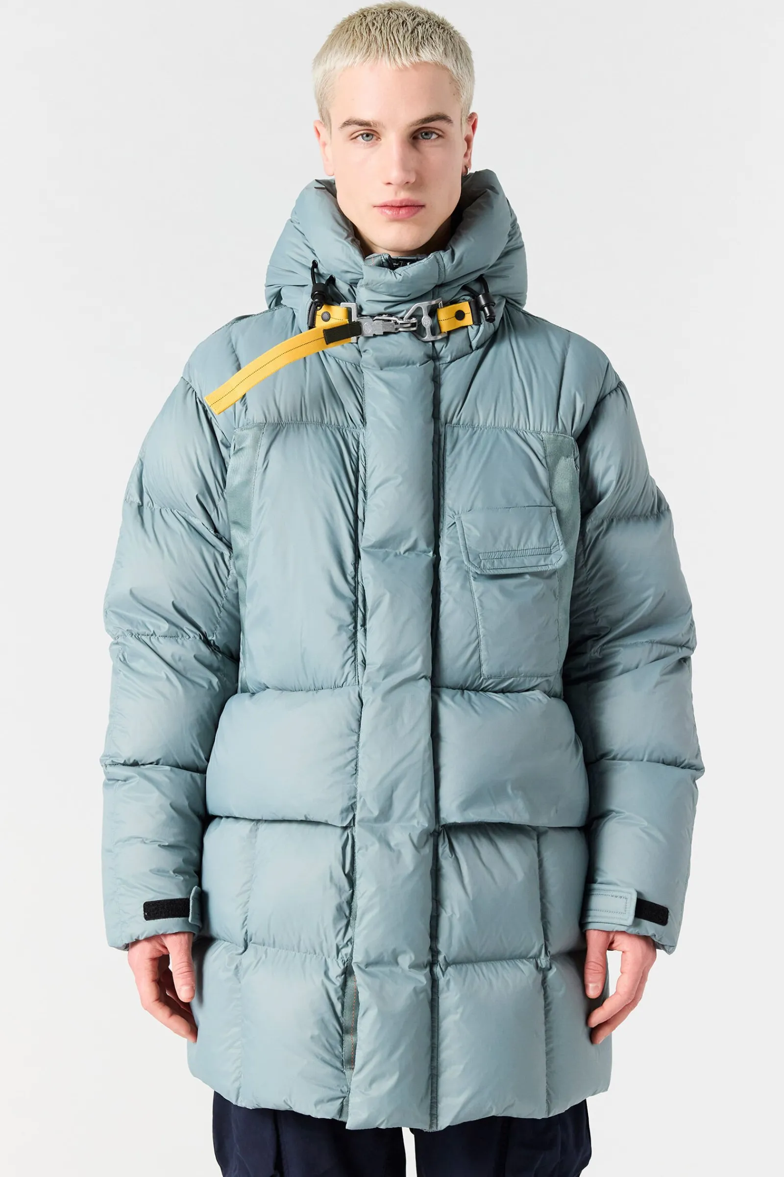 Parajumpers Donsjassen-BOLD PARKA - DONSJACK MET CAPUCHON OLIVE GREY