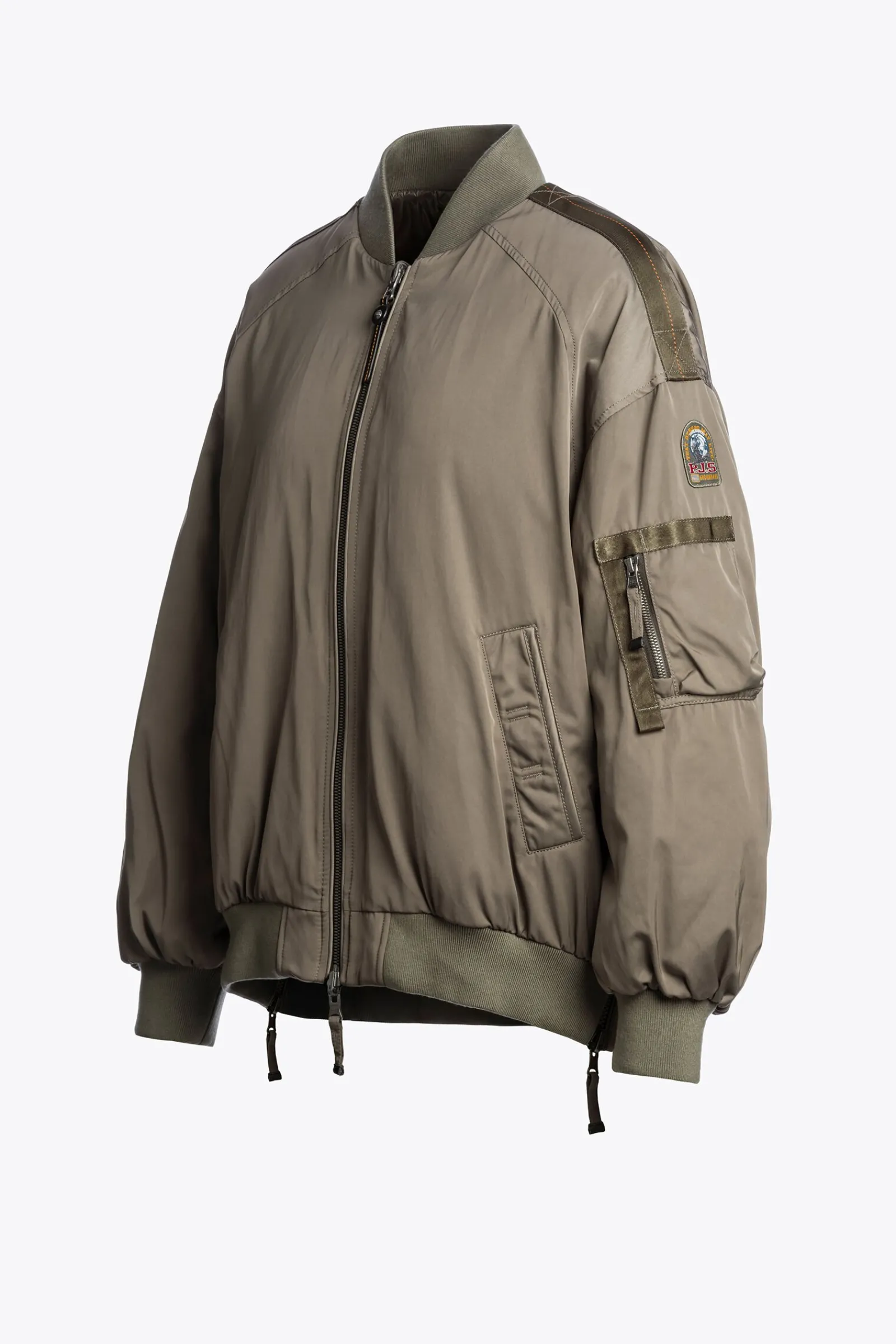 Parajumpers Jasjes|Bomberjacken-BOMB - OMKEERBAAR BOMBERJACK OLIVE GREY
