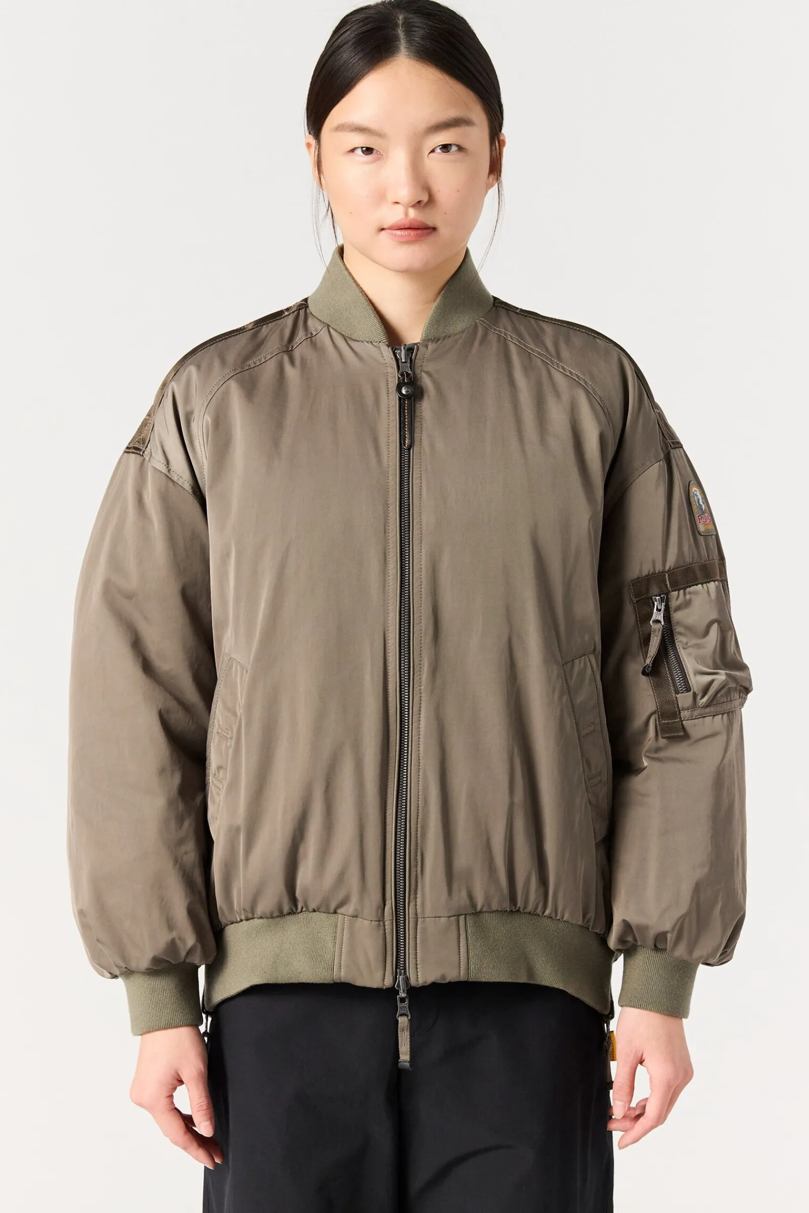 Parajumpers Jasjes|Bomberjacken-BOMB - OMKEERBAAR BOMBERJACK OLIVE GREY