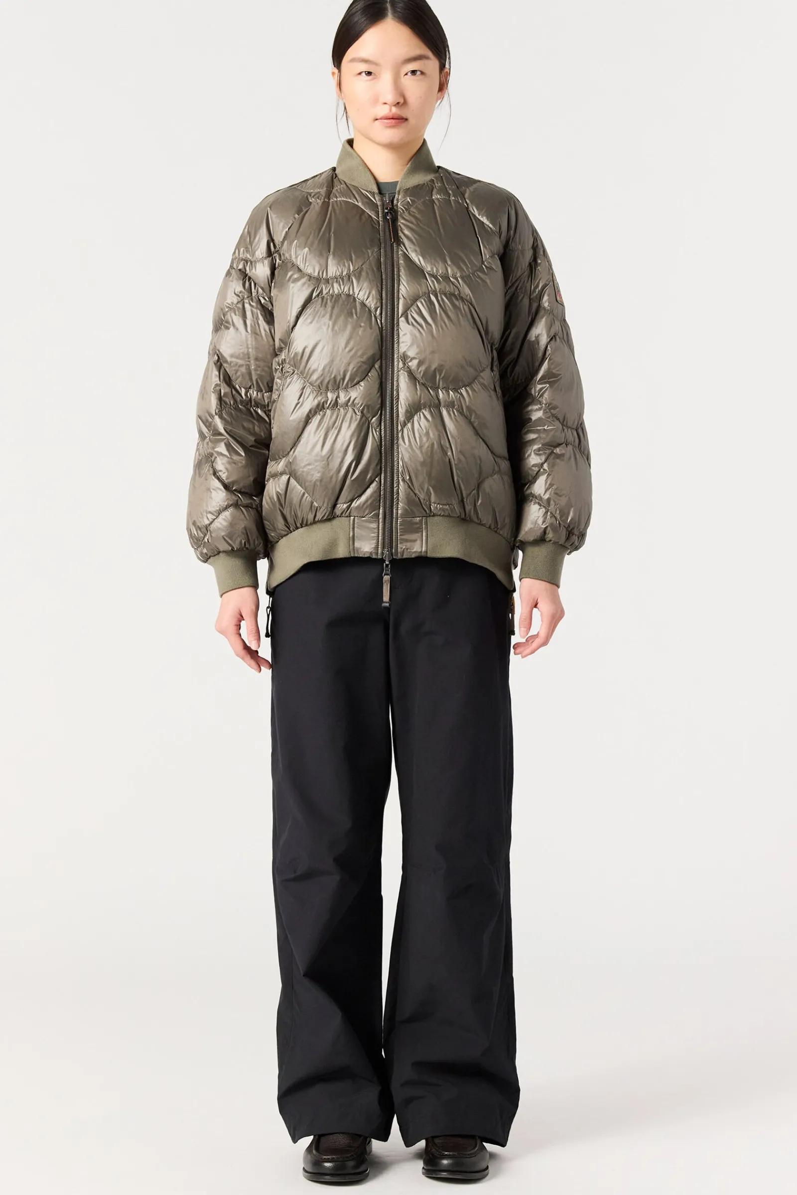Parajumpers Jasjes|Bomberjacken-BOMB - OMKEERBAAR BOMBERJACK OLIVE GREY