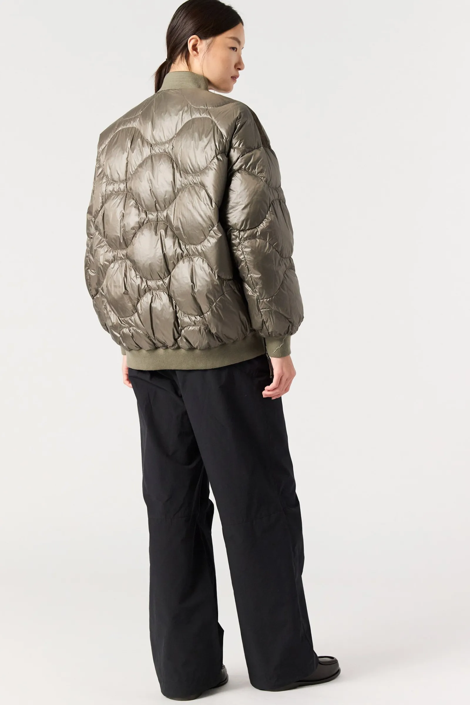Parajumpers Jasjes|Bomberjacken-BOMB - OMKEERBAAR BOMBERJACK OLIVE GREY