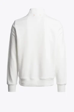 Parajumpers Sweaters-BROAD PEAK - HALF-ZIP FLEECE WHITE