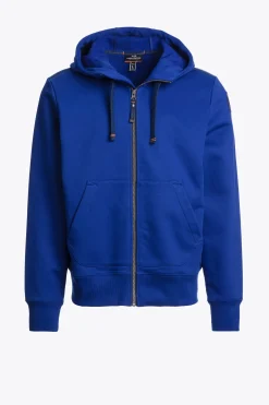Parajumpers Sweaters-CHARLIE EASY - FLEECE MET CAPUCHON COSMIC BLUE