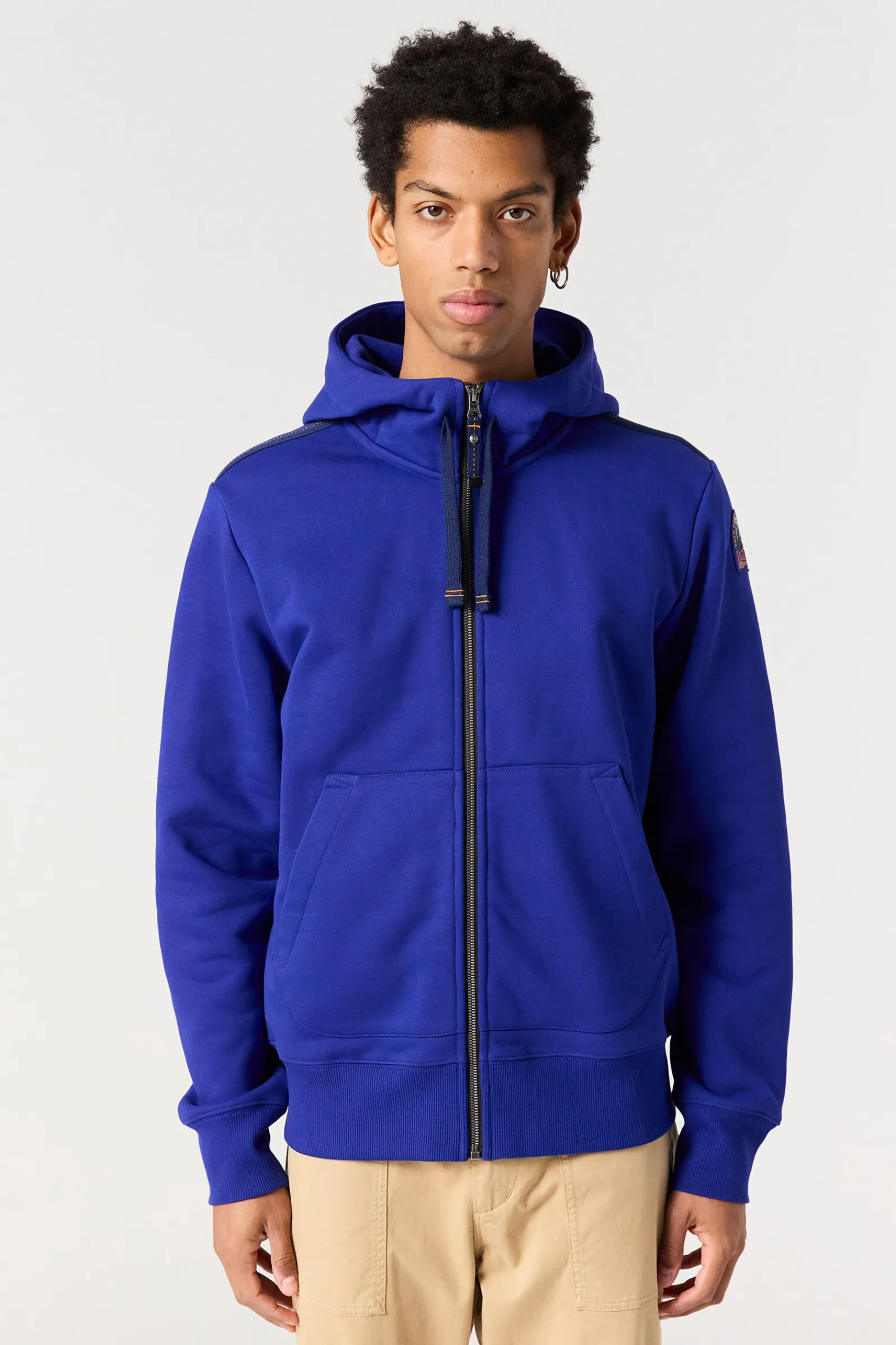 Parajumpers Sweaters-CHARLIE EASY - FLEECE MET CAPUCHON PURITY