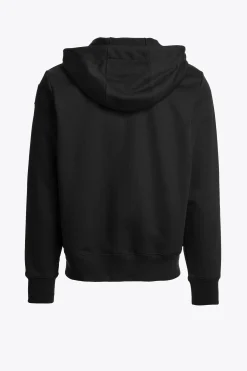 Parajumpers Sweaters-CHARLIE EASY - FLEECE MET CAPUCHON BLACK