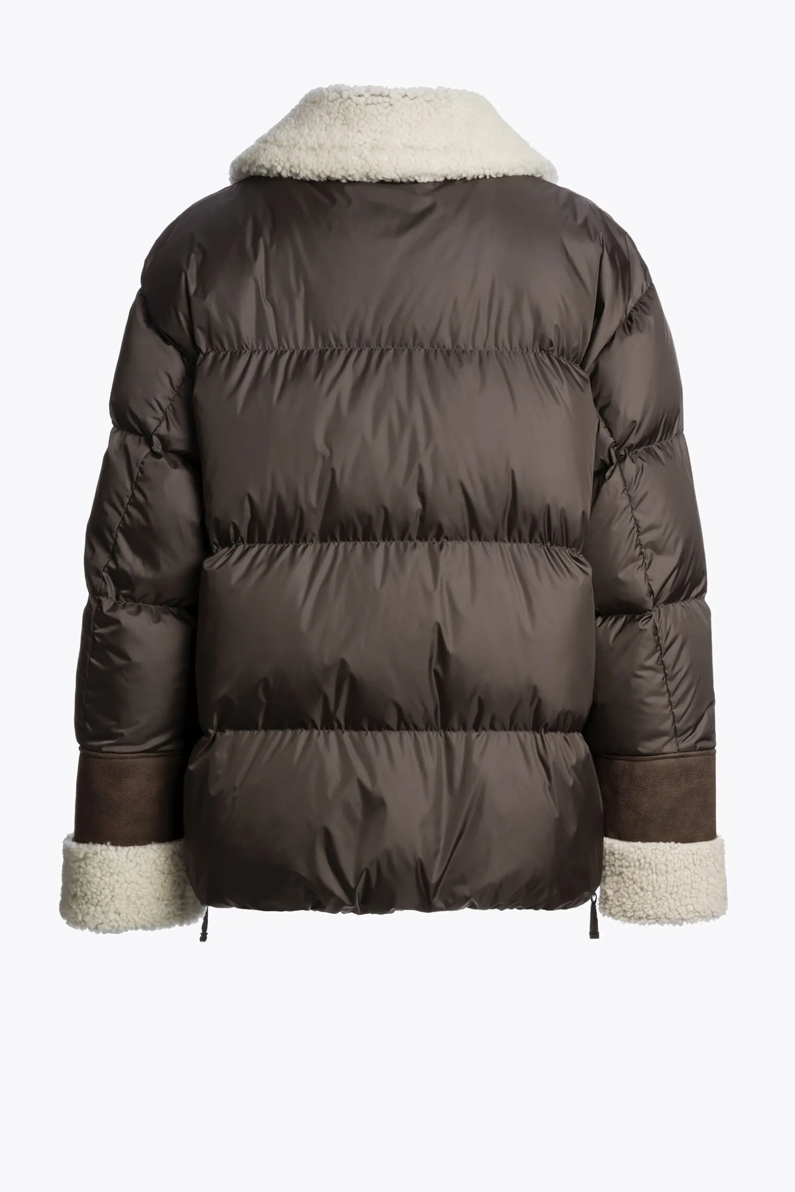 Parajumpers Leren Jasjes|Donsjassen-CHYNA - KORTE DONSJAS EARTH BROWN