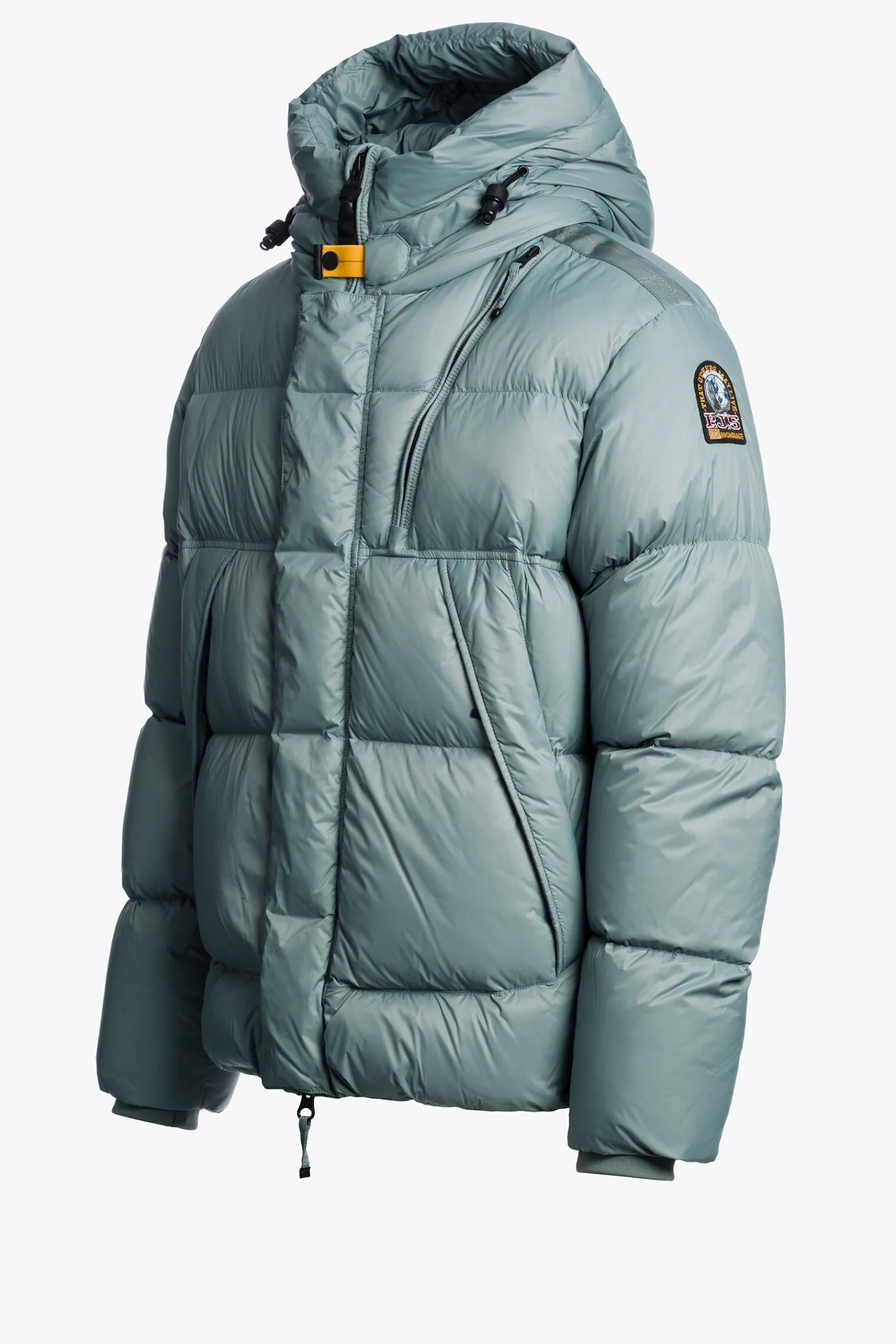 Parajumpers Donsjassen-CLOUD - DONSJACK MET CAPUCHON PURITAN GREY