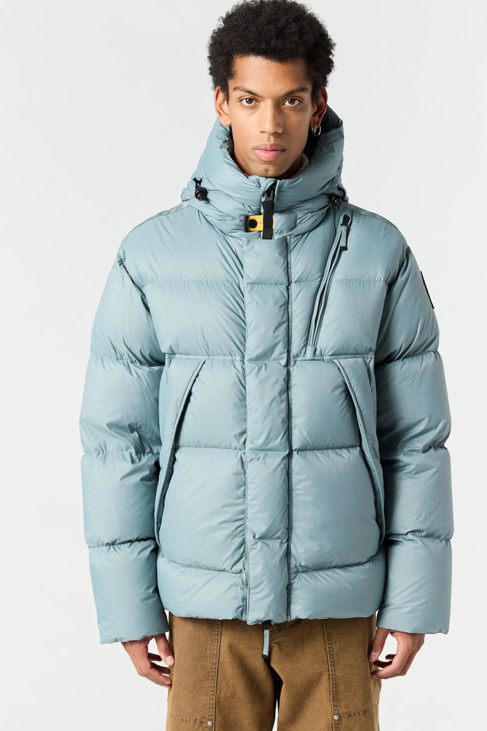 Parajumpers Donsjassen-CLOUD - DONSJACK MET CAPUCHON PURITAN GREY