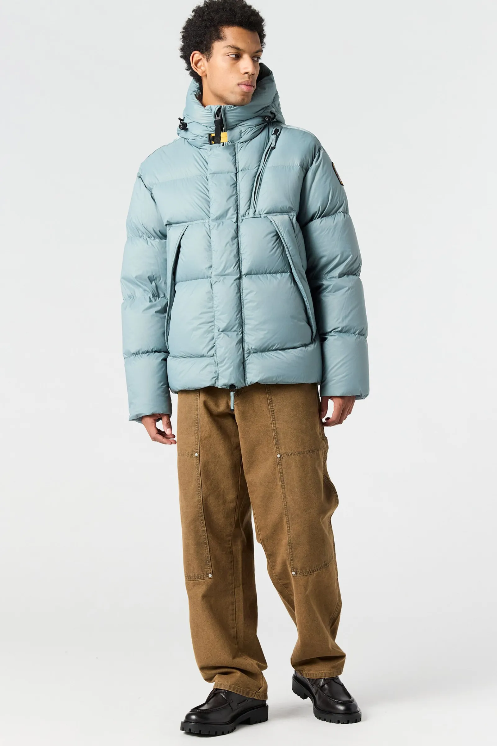Parajumpers Donsjassen-CLOUD - DONSJACK MET CAPUCHON PURITAN GREY