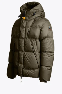 Parajumpers Donsjassen-CLOUD - DONSJACK MET CAPUCHON OLIVE GREY