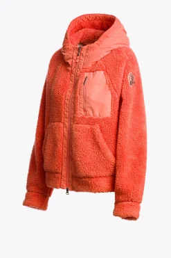 Parajumpers Sweaters-CREAMY - SWEATER MET VOLLEDIGE RITS GRENADINE