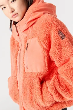 Parajumpers Sweaters-CREAMY - SWEATER MET VOLLEDIGE RITS GRENADINE