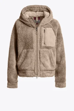 Parajumpers Sweaters-CREAMY - SWEATER MET VOLLEDIGE RITS MASTIC