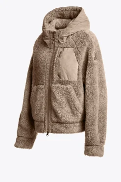 Parajumpers Sweaters-CREAMY - SWEATER MET VOLLEDIGE RITS MASTIC