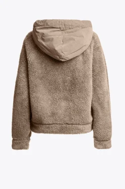 Parajumpers Sweaters-CREAMY - SWEATER MET VOLLEDIGE RITS MASTIC