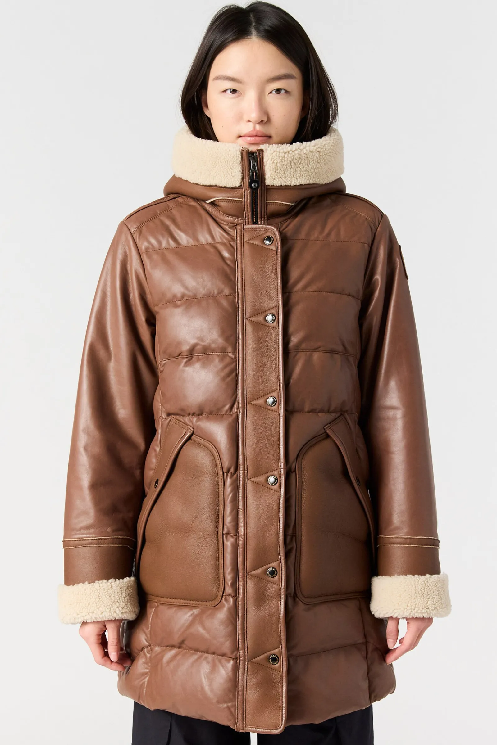 Parajumpers Leren Jasjes|Jasjes-DEMI SPECIAL - LEREN JAS CLAY
