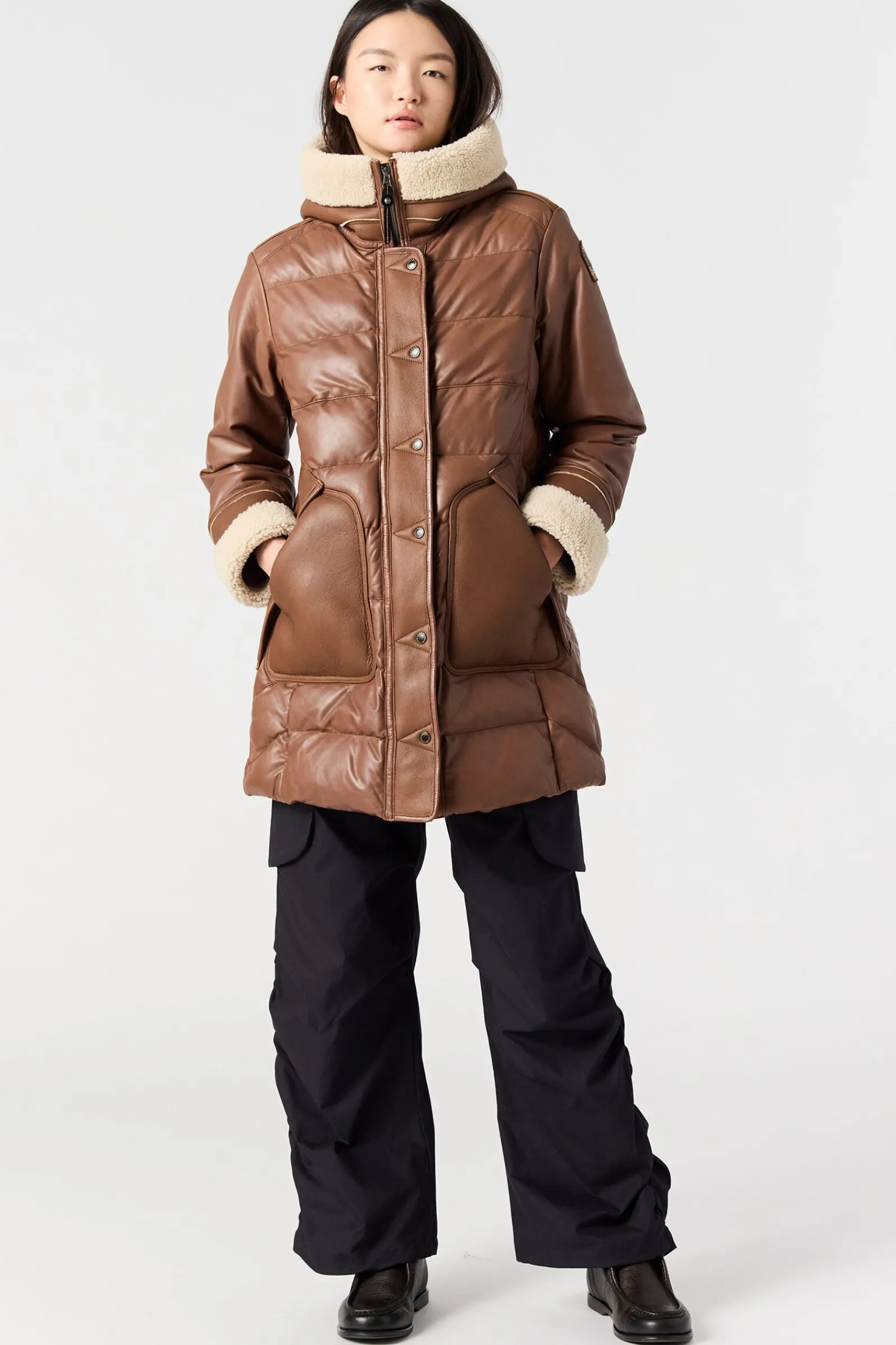 Parajumpers Leren Jasjes|Jasjes-DEMI SPECIAL - LEREN JAS CLAY