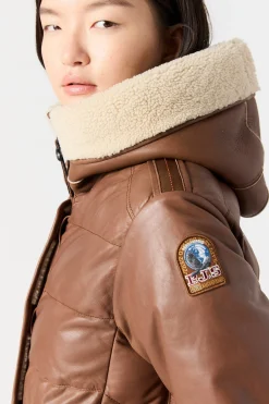 Parajumpers Leren Jasjes|Jasjes-DEMI SPECIAL - LEREN JAS CLAY