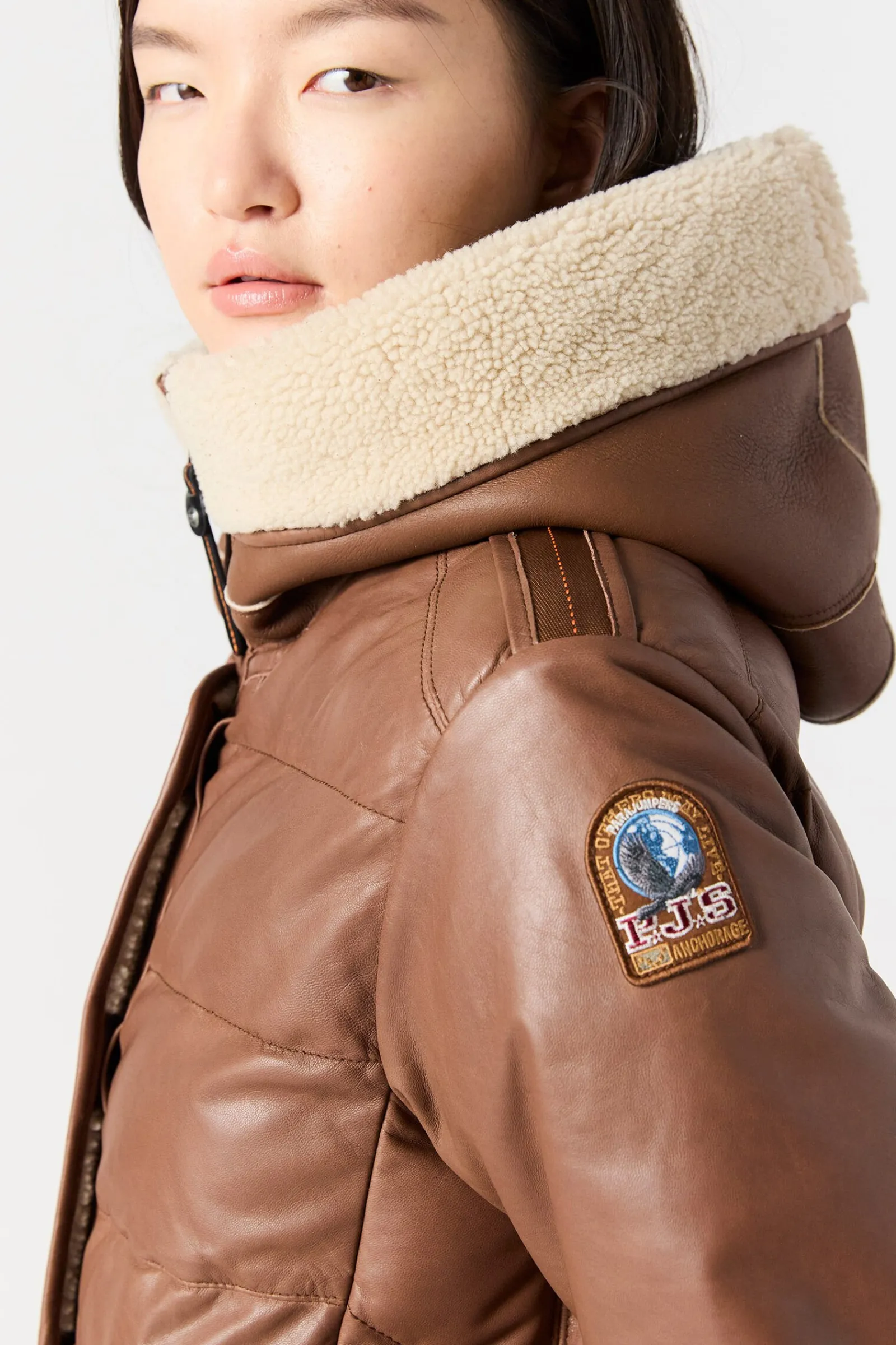 Parajumpers Leren Jasjes|Jasjes-DEMI SPECIAL - LEREN JAS CLAY