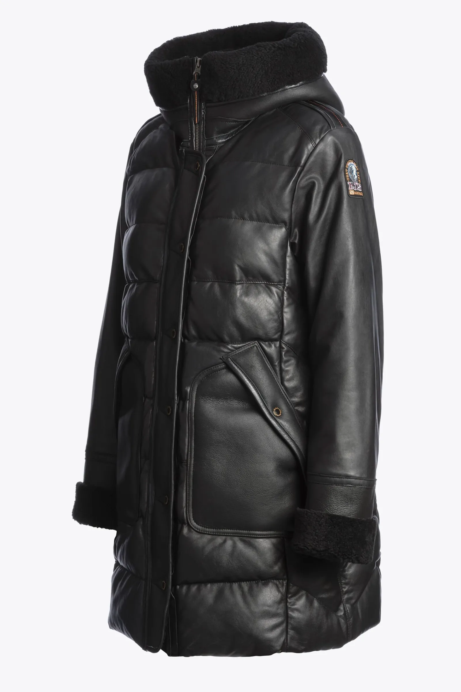 Parajumpers Leren Jasjes|Jasjes-DEMI SPECIAL - LEREN JAS BLACK