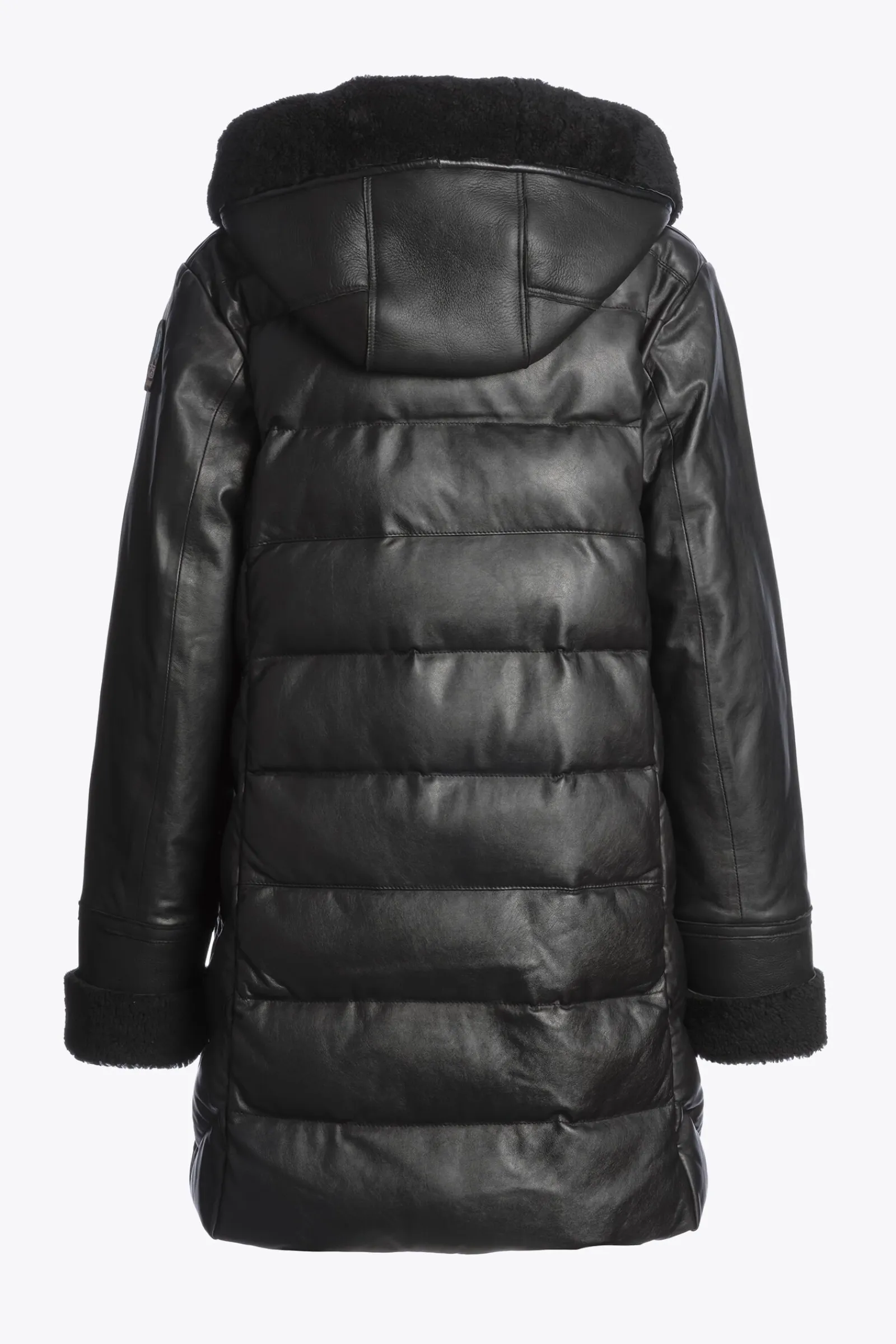 Parajumpers Leren Jasjes|Jasjes-DEMI SPECIAL - LEREN JAS BLACK