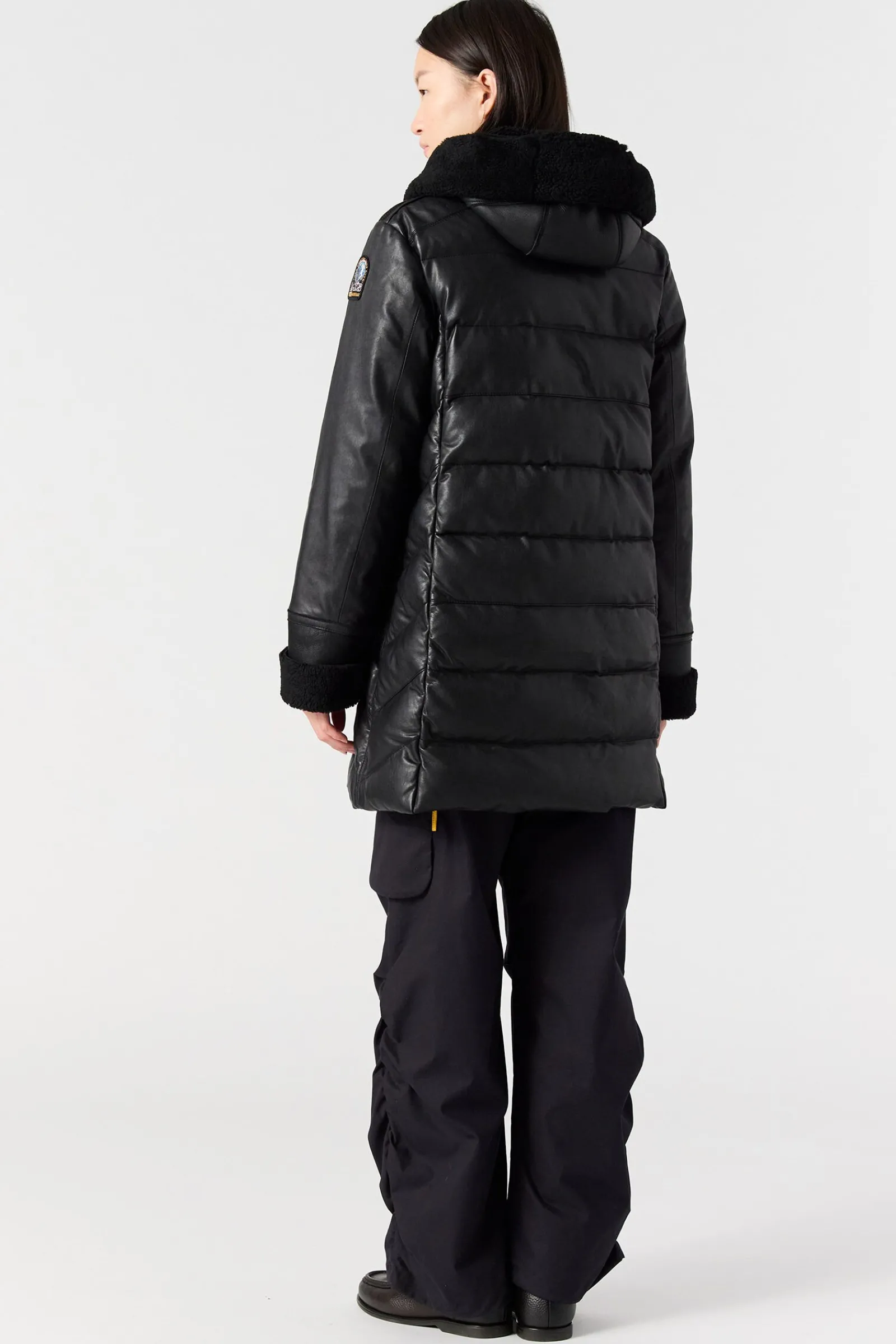 Parajumpers Leren Jasjes|Jasjes-DEMI SPECIAL - LEREN JAS BLACK