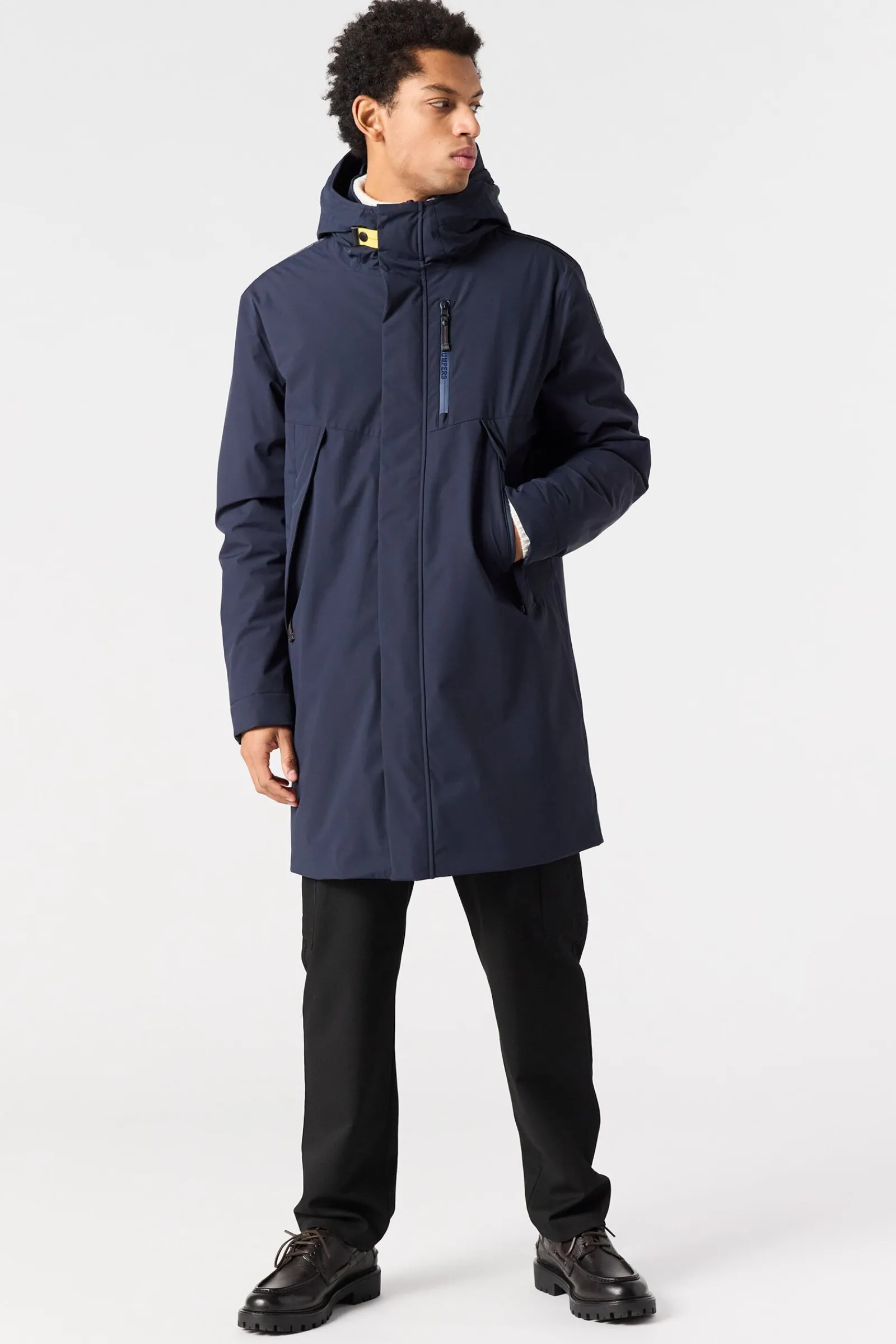 Parajumpers Jasjes-EASY - GEWATTEERDE JAS BLUE NAVY
