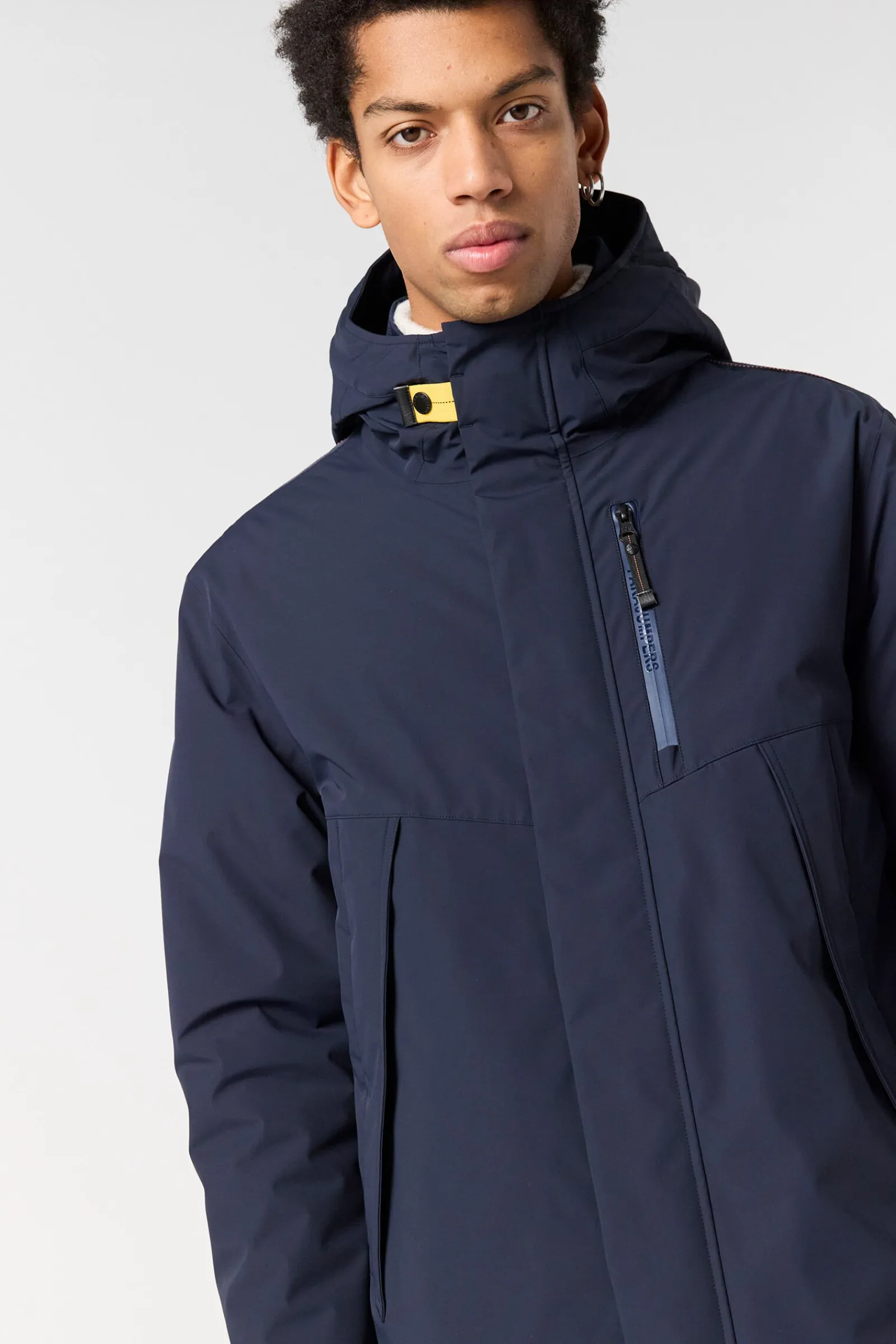 Parajumpers Jasjes-EASY - GEWATTEERDE JAS BLUE NAVY