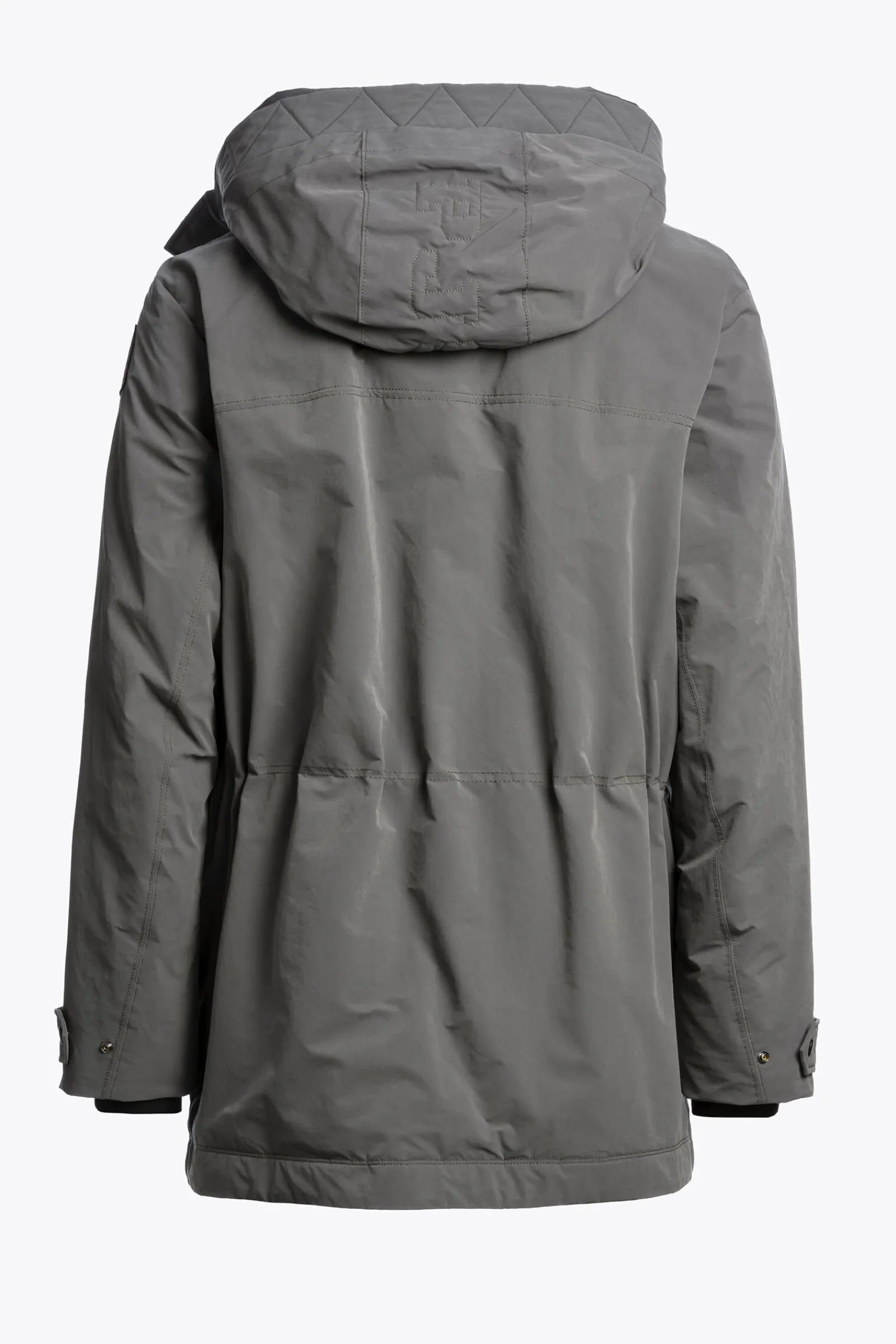Parajumpers Donsjassen|Jasjes-EFREM - LANG JACK MET CAPUCHON PEWTER