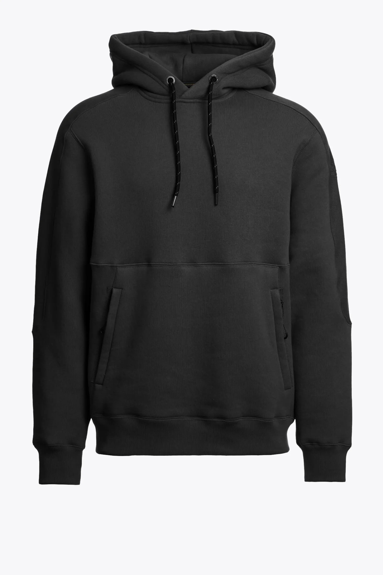Parajumpers Sweaters-ELIJAH - FLEECE MET CAPUCHON BLACK