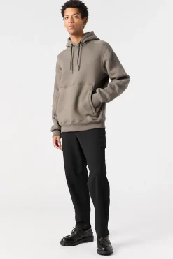 Parajumpers Sweaters-ELIJAH - FLEECE MET CAPUCHON BLACK
