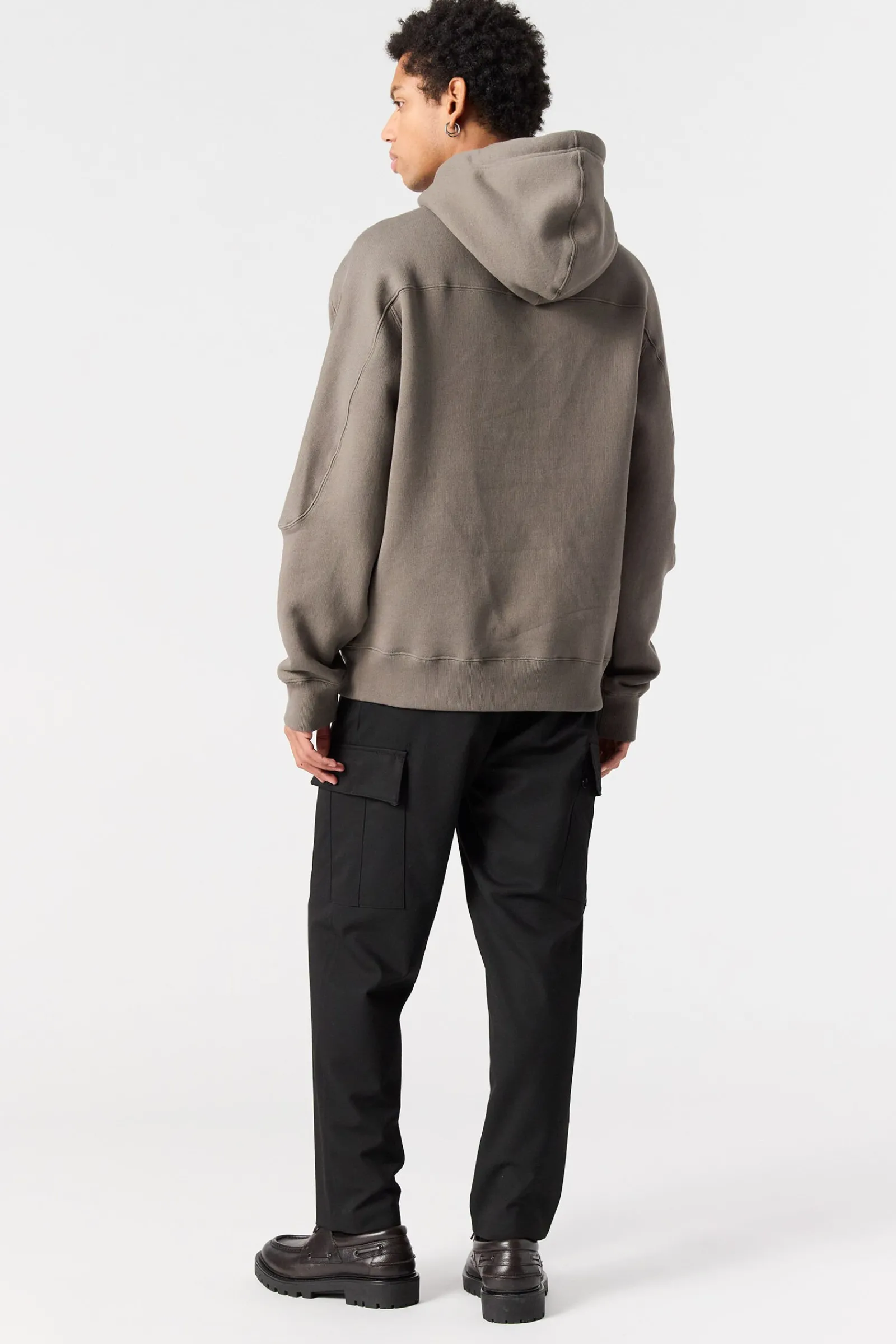 Parajumpers Sweaters-ELIJAH - FLEECE MET CAPUCHON BLACK